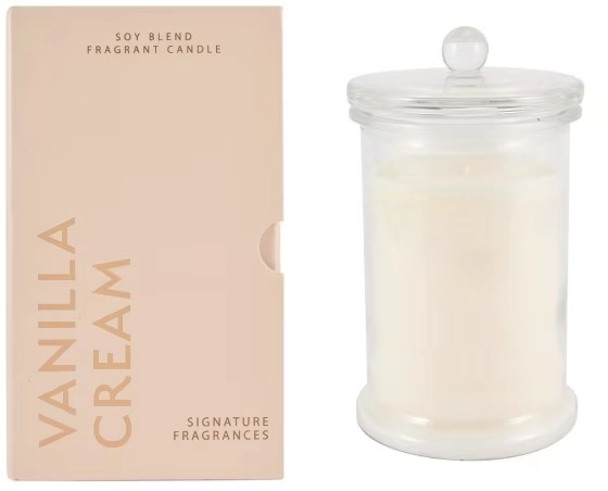 Vanilla Cream Signature Fragrances Soy Blend Fragrant Candle