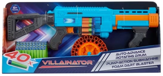 Villainator Pump-Action Submachine Dart Blaster