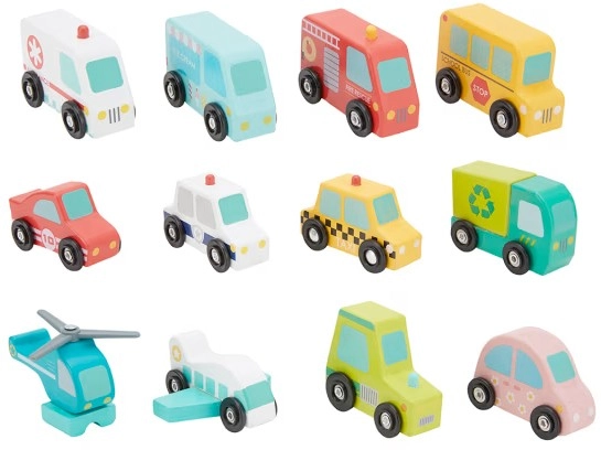 Wooden Small Vehicle - Assorted