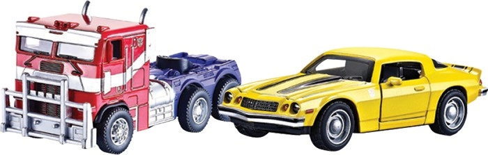 Bumblebee or Optimus Prime Mini Die Cast