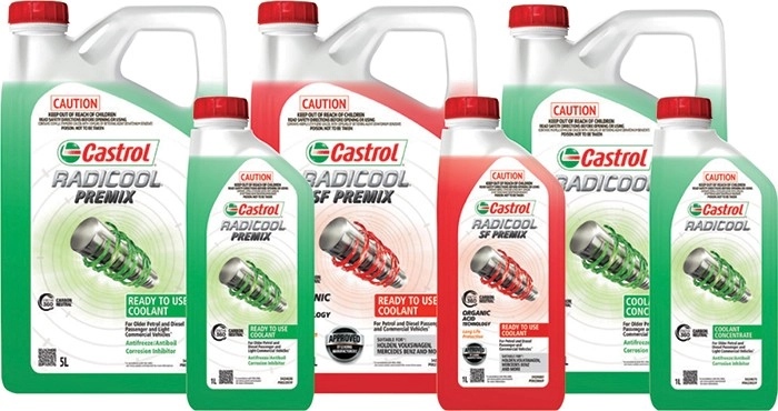 Castrol Anti-Freeze / Anti Boil Radicool Coolants^