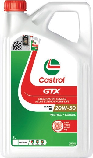 Castrol GTX 20W-50 5L Engine Oil