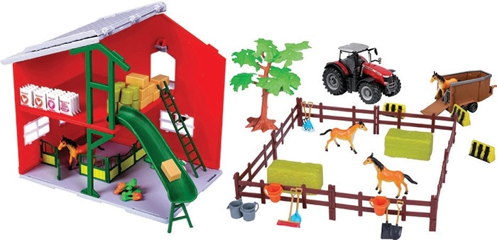 Farmland Horse Stable Play Set