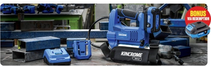 Kincrome 18V Grease Gun Kit