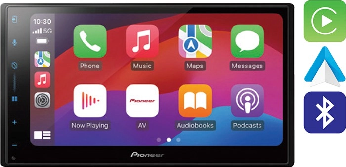 Pioneer 6.8” Wireless CarPlay & Android™ Auto Media Player^