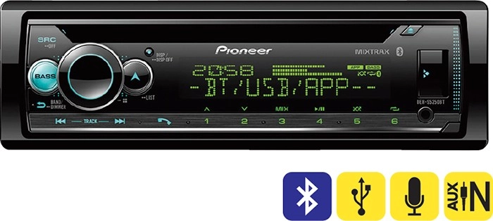 Pioneer CD/Digital Media Player with Bluetooth®