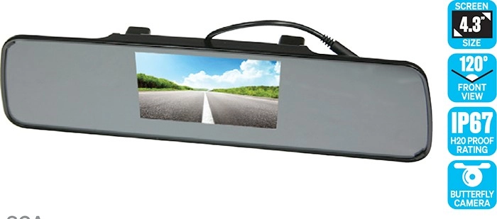 SCA 4.3” Mirror Mounted Reversing Camera Sys