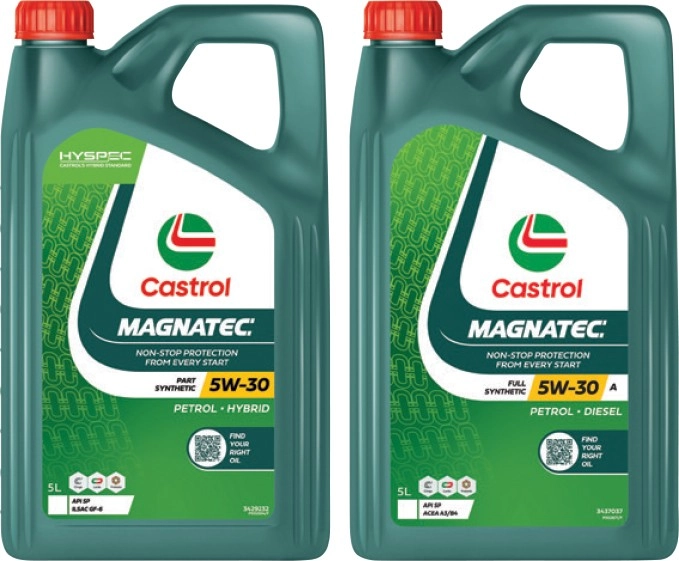 Selected Castrol MAGNATEC 5L Engine Oils^