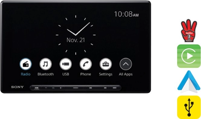 Sony 10.1” Apple CarPlay & Android™ Auto Digital Media Player