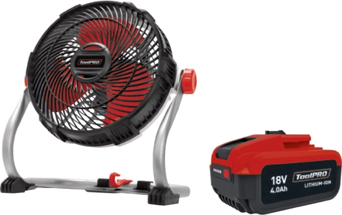 ToolPRO 18V/240V Fan Skin & 4Ah Battery Combo^