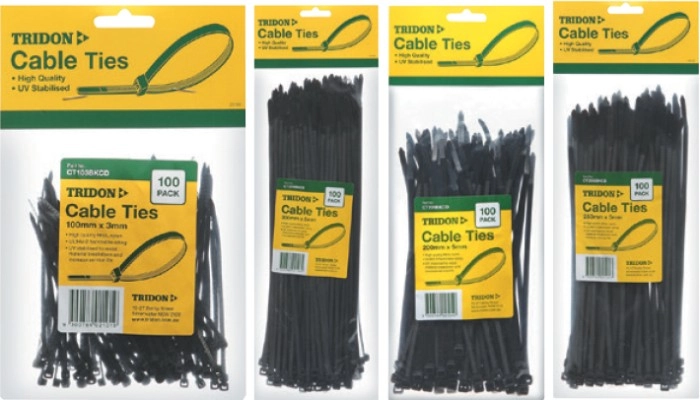 Tridon 100 Pce Cable Ties