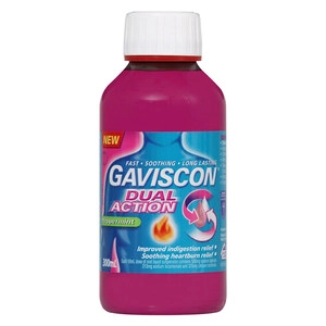 Gaviscon Dual Action Liquid Peppermint 300mL