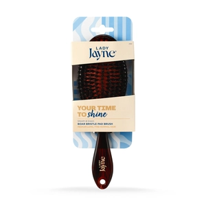 Lady Jayne Classic Pad Brush Large 100% Natural Boar Bristle 1 Each