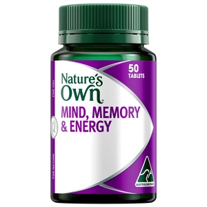 Nature's Own Mind, Memory & Energy 50 Tablets