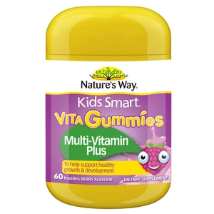 Nature's Way Kids Smart Vita Gummies Multi-Vitamin Plus 60 Gummies