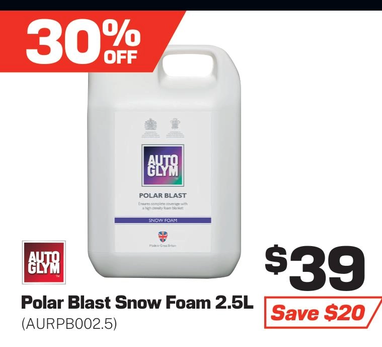 Autoglym Polar Blast Pre-Wash Foam 2.5L - AURPB002.5