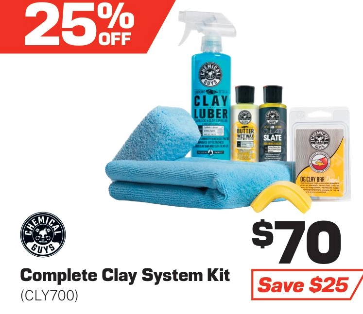 Chemical Guys Complete Clay System Kit - CLY700