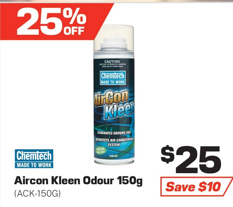 Chemtech Aircon Kleen Odour 150g - ACK-150G