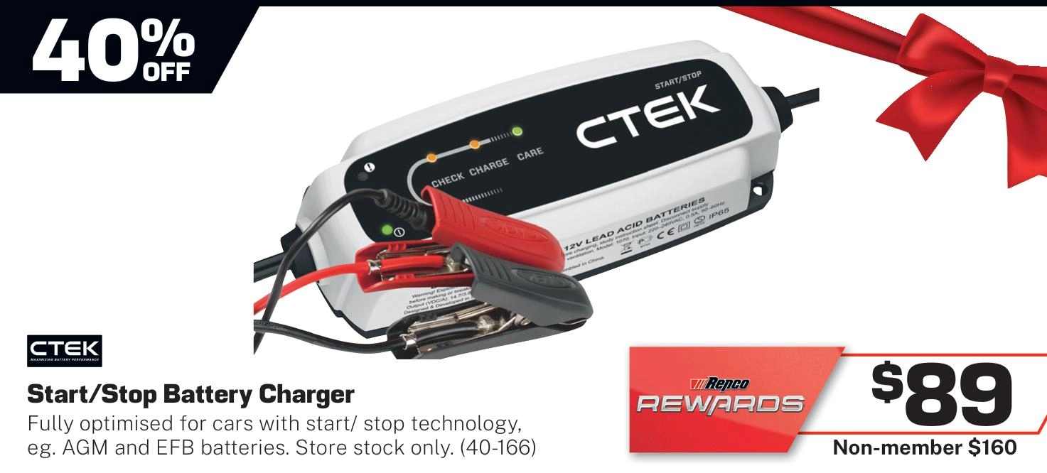 Ctek Battery Charger CT5 Start/Stop 12v - 40-166