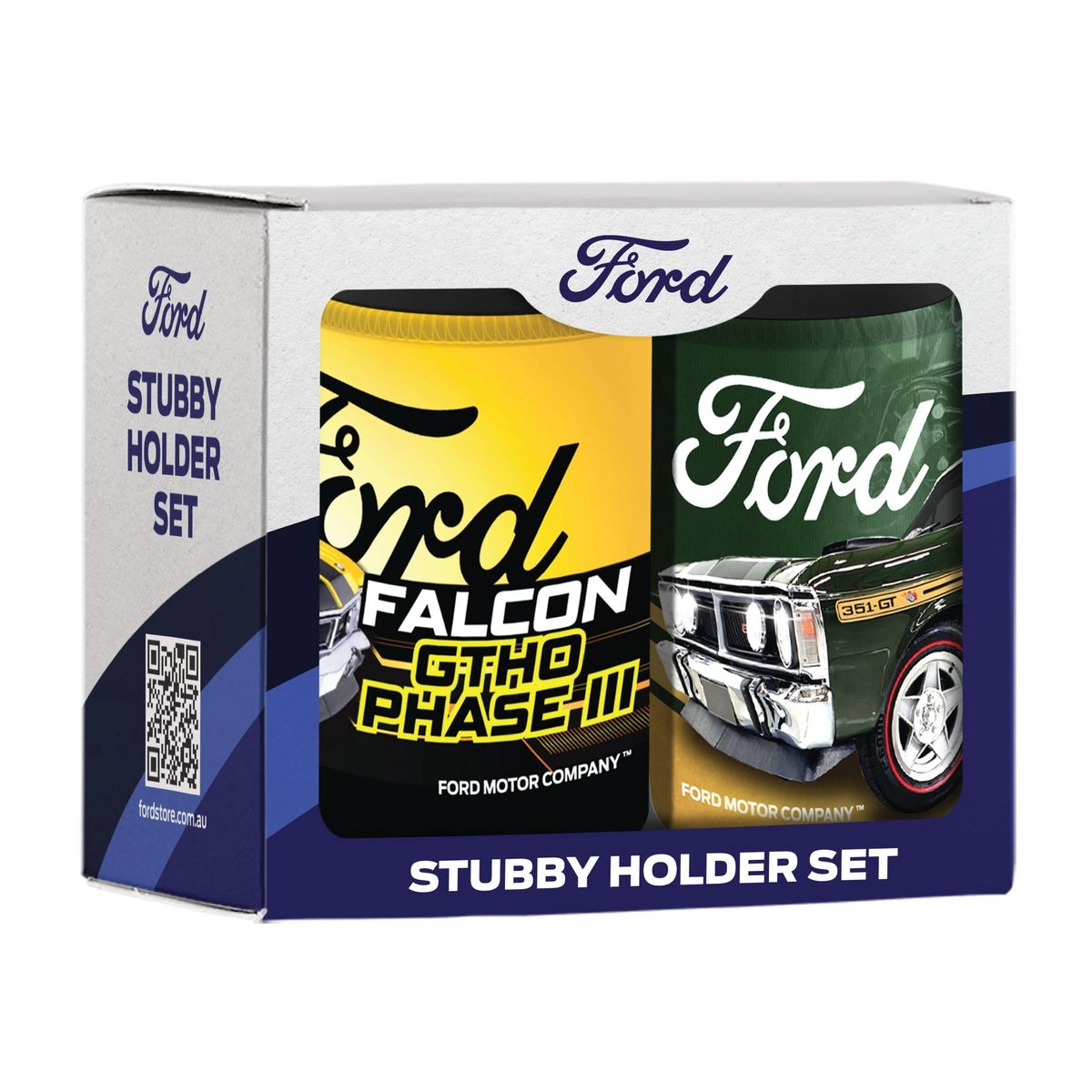 Ford Stubby Cooler Twin Pack - FD-002-ST02-Y24