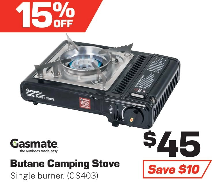 Gasmate Travelmate II Portable Stove - CS403