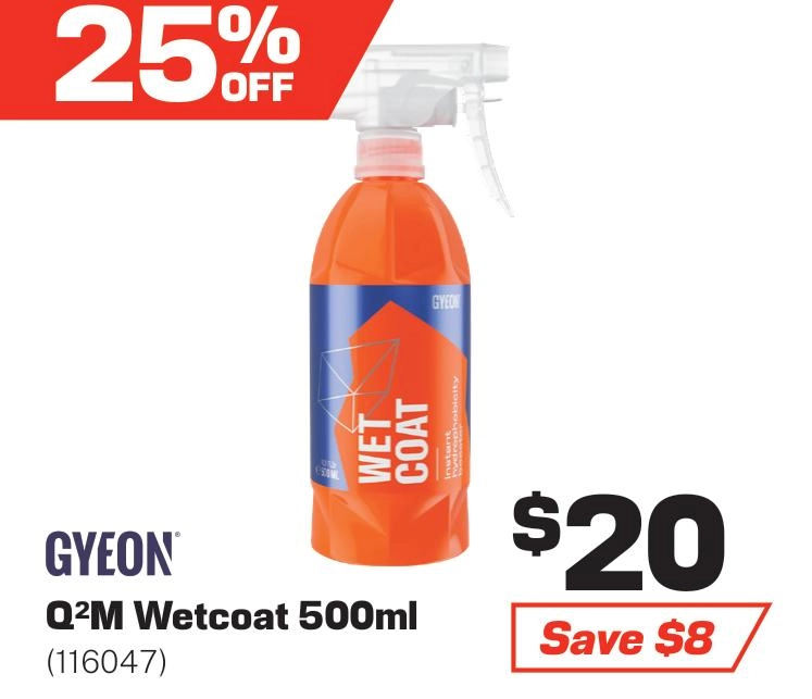 Gyeon Q²M Wetcoat Sealant 500ml - 116047