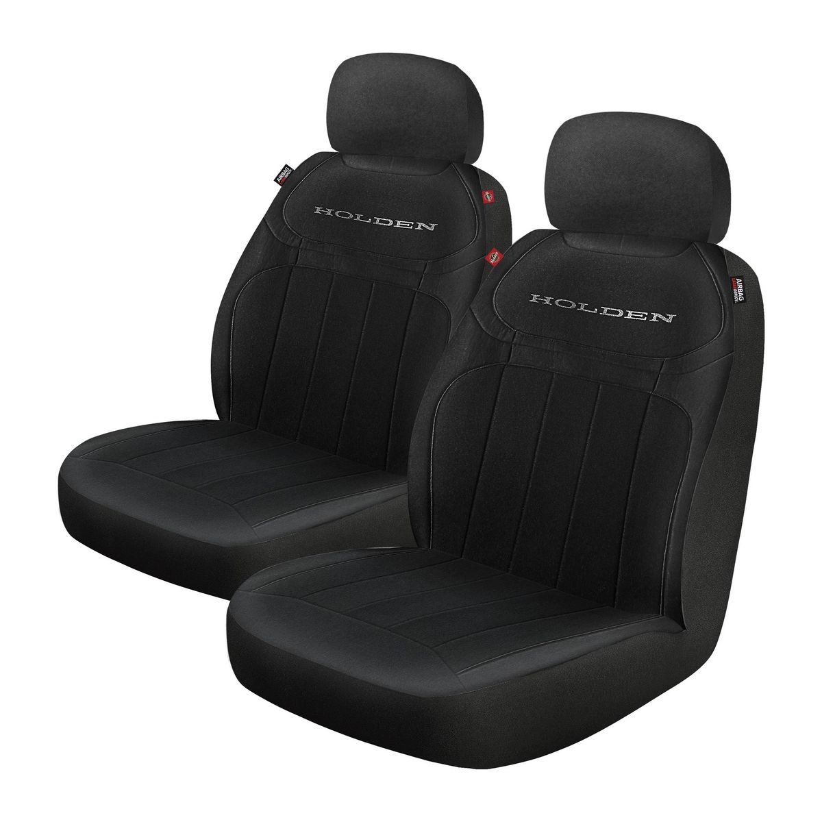 Holden Heritage Repreve Grille Front Car Seat Covers, Black - Pair