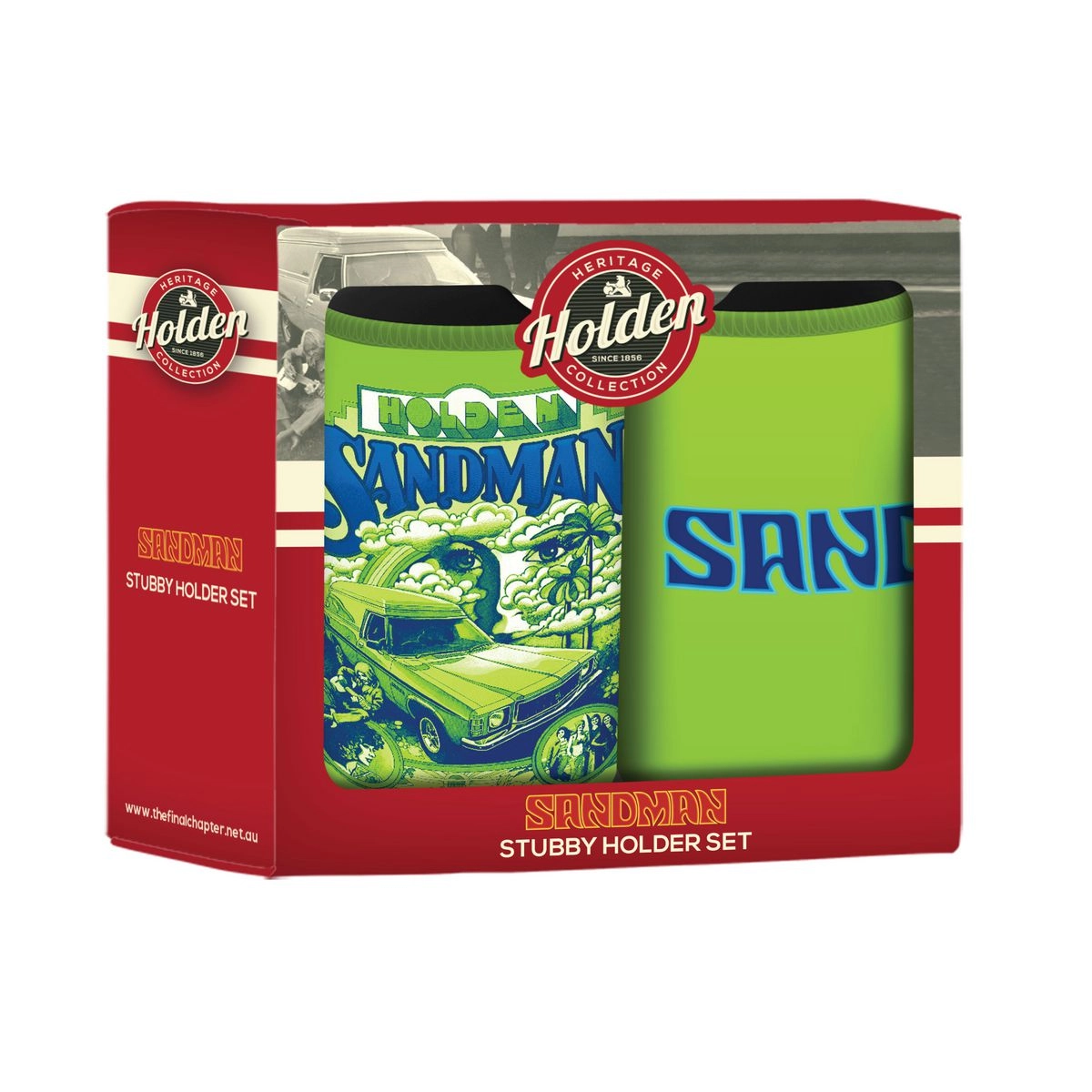 Holden Sandman Stubby Cooler Twin Pack