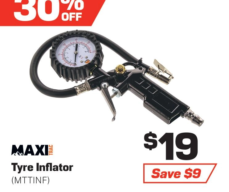 MaxiTrac Tyre Inflator - MTTINF