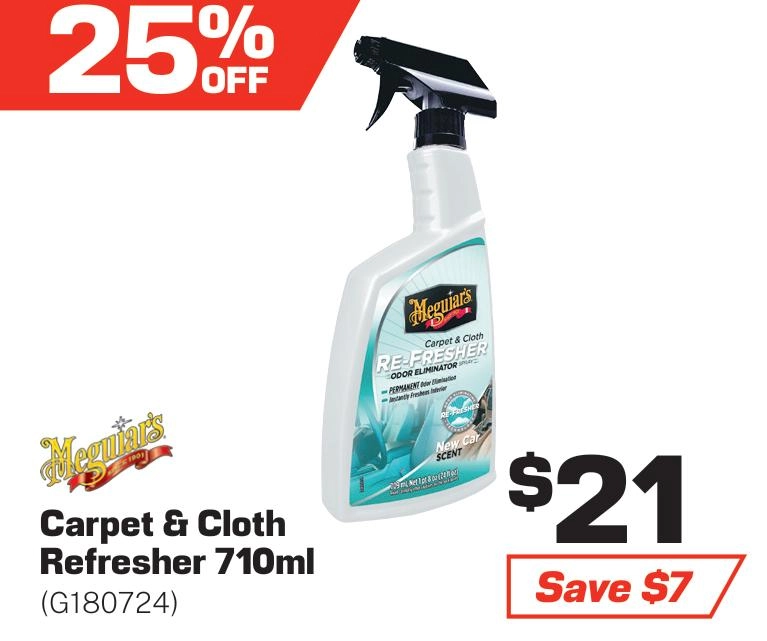 Meguiar's Carpet & Cloth Re-Fresher 710ml - G180724