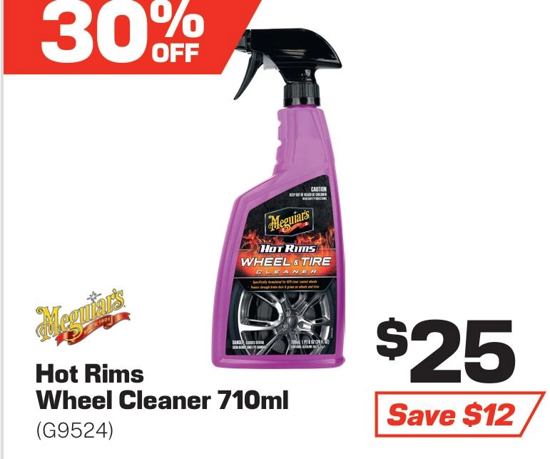 Meguiar's Hot Rims Wheel & Tyre Cleaner 710ml - G9524