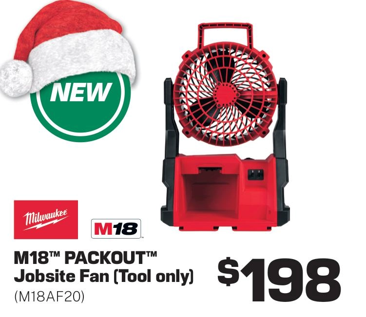 Milwaukee M18 PACKOUT Jobsite Fan - M18AF20