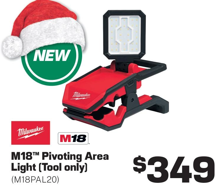 Milwaukee - M18 Pivoting Area Light (Tool Only) - M18PAL20