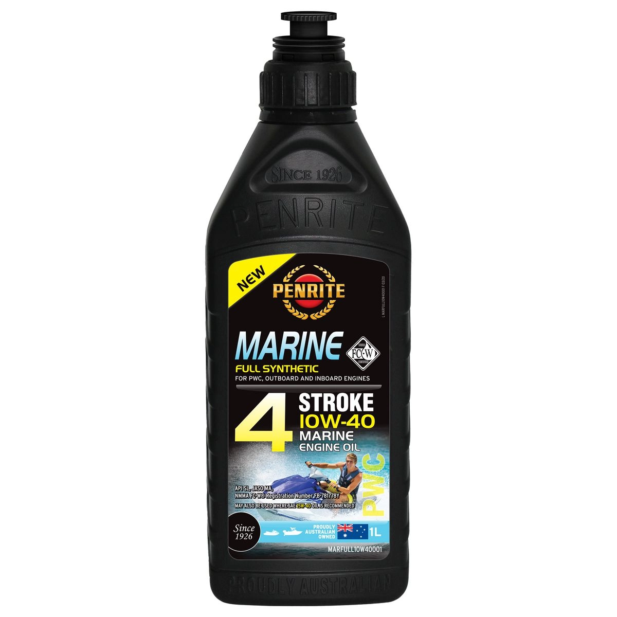 Penrite Marine Oil Full Synthetic 10W-40 1L - MARFULL10W40001