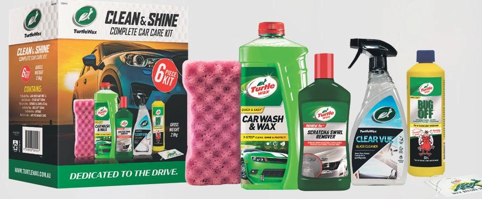 Turtle Wax Clean & Shine Complete Car Care Kit - 103434