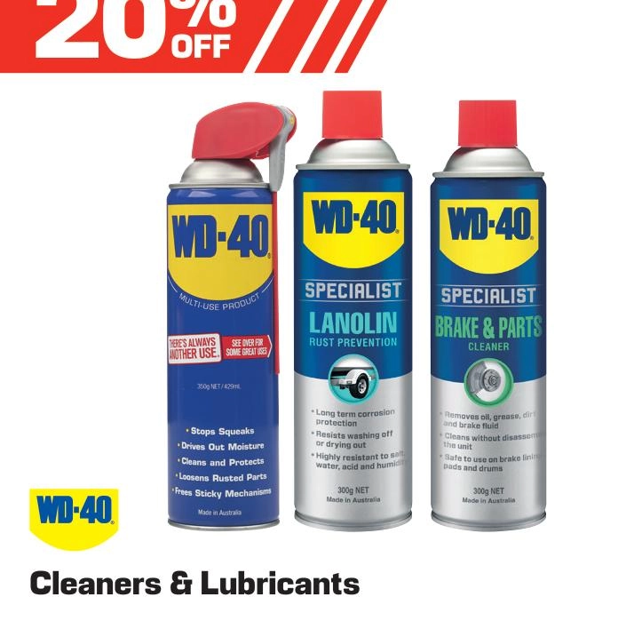 WD-40 Cleaners & Lubricants