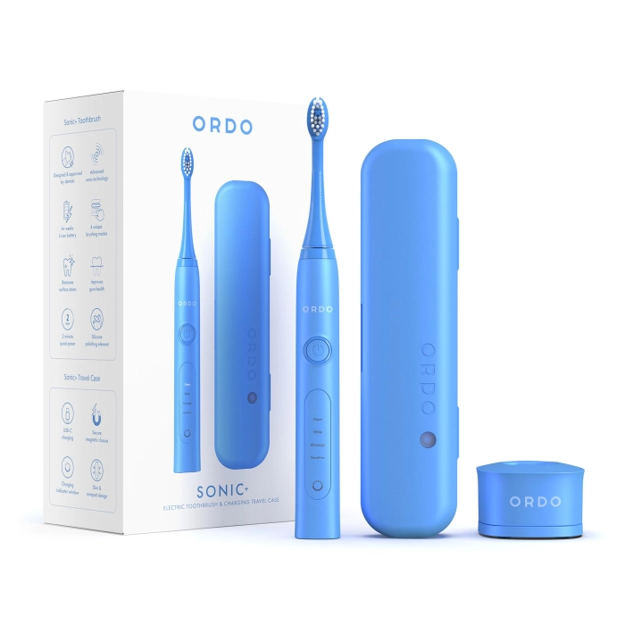 Ordo Sonic+ Electric Toothbrush and Charging Travel Case (Arctic Blue)