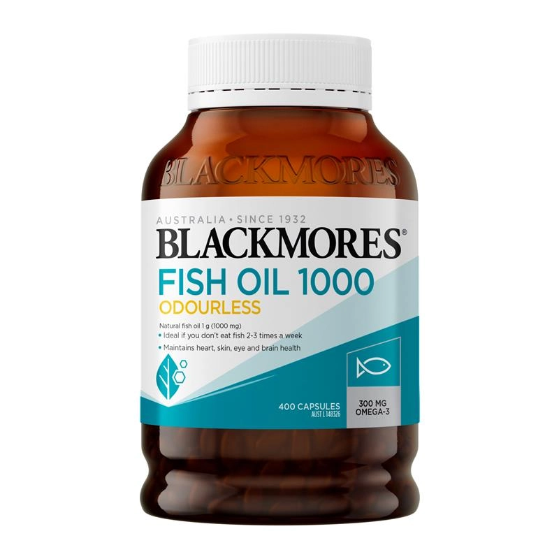 Blackmores Odourless Fish Oil 1000 400 Capsules