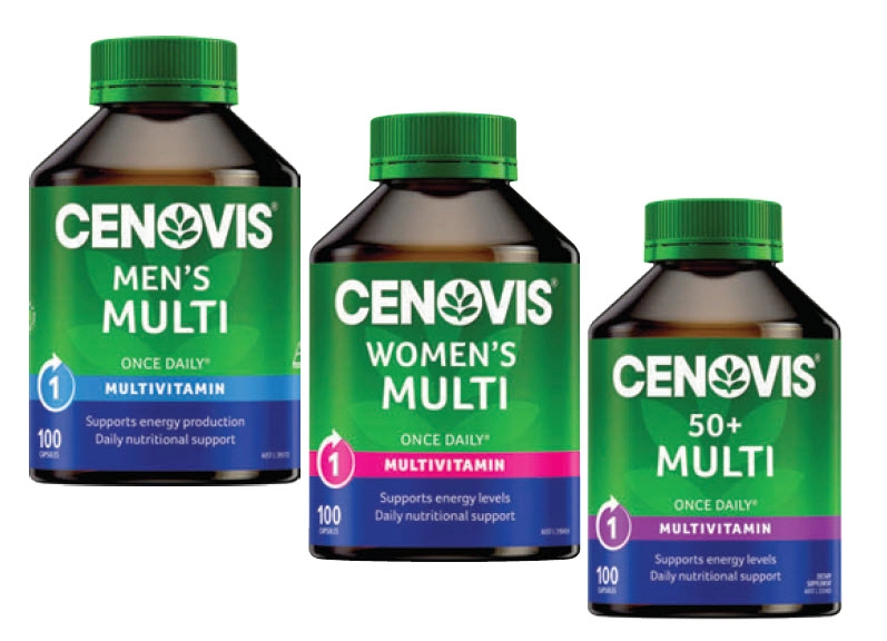 Cenovis Once Daily Men’s, Women’s or 50+ Multi 100 Capsules