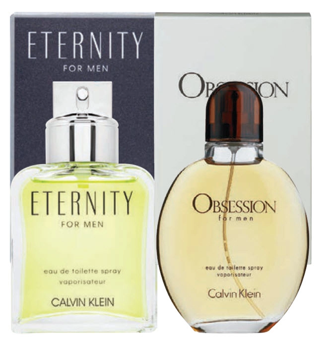 CK Eternity 100ml EDT or Obsession 125ml EDT