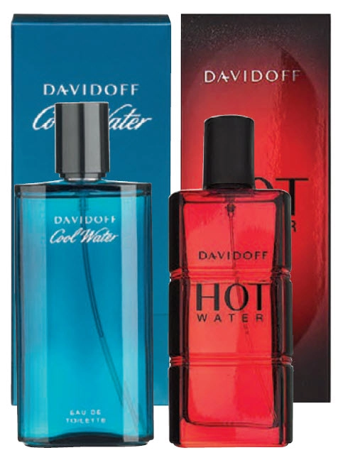 Davidoff Cool Water 125ml EDT or Hot 110ml