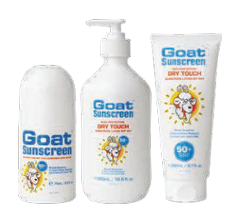 Goat Sunscreen Range