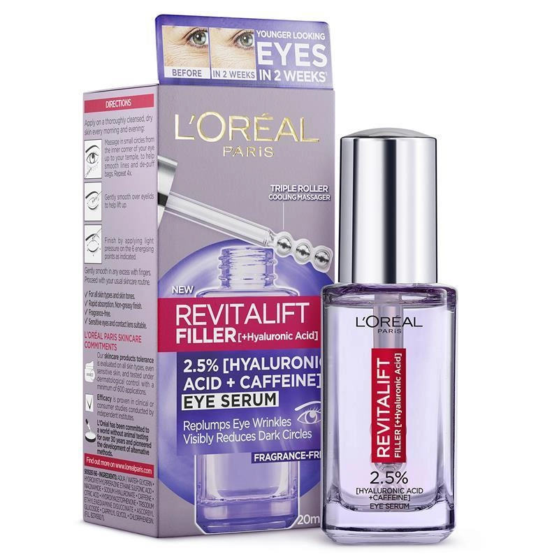 L'Oreal Paris Revitalift Filler Eye Serum 20ml