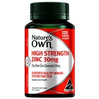 Nature’s Own High Strength Zinc 30mg 120 Tablets