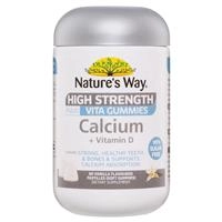 Nature's Way High Strength Adult Vita Gummies Calcium + Vitamin D 60 Pastilles