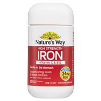 Nature's Way High Strength Iron 30 Tablets