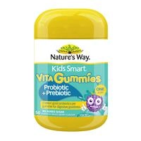 Nature's Way Kids Smart Vita Gummies Probiotic+ Prebiotic 2 Billion 50 Gummies