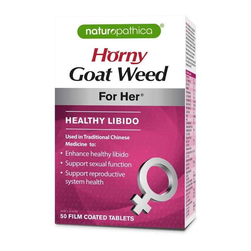 Naturopathica Horny Goat Weed for Her 50 Tablets