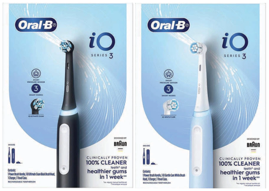 Oral-B Power Toothbrush iO 3 Series Black or Blue