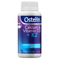 Ostelin Calcium & Vitamin D3 + K2 120 Tablets